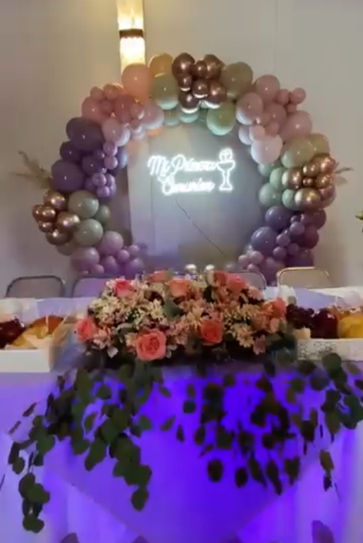 Pista LED e iluminación para XV Años